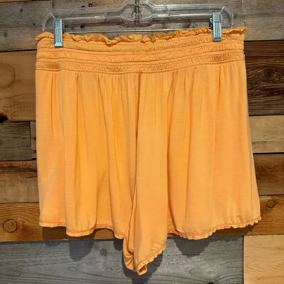 Free People FP Movement Dream Work Shorts Orange Size L