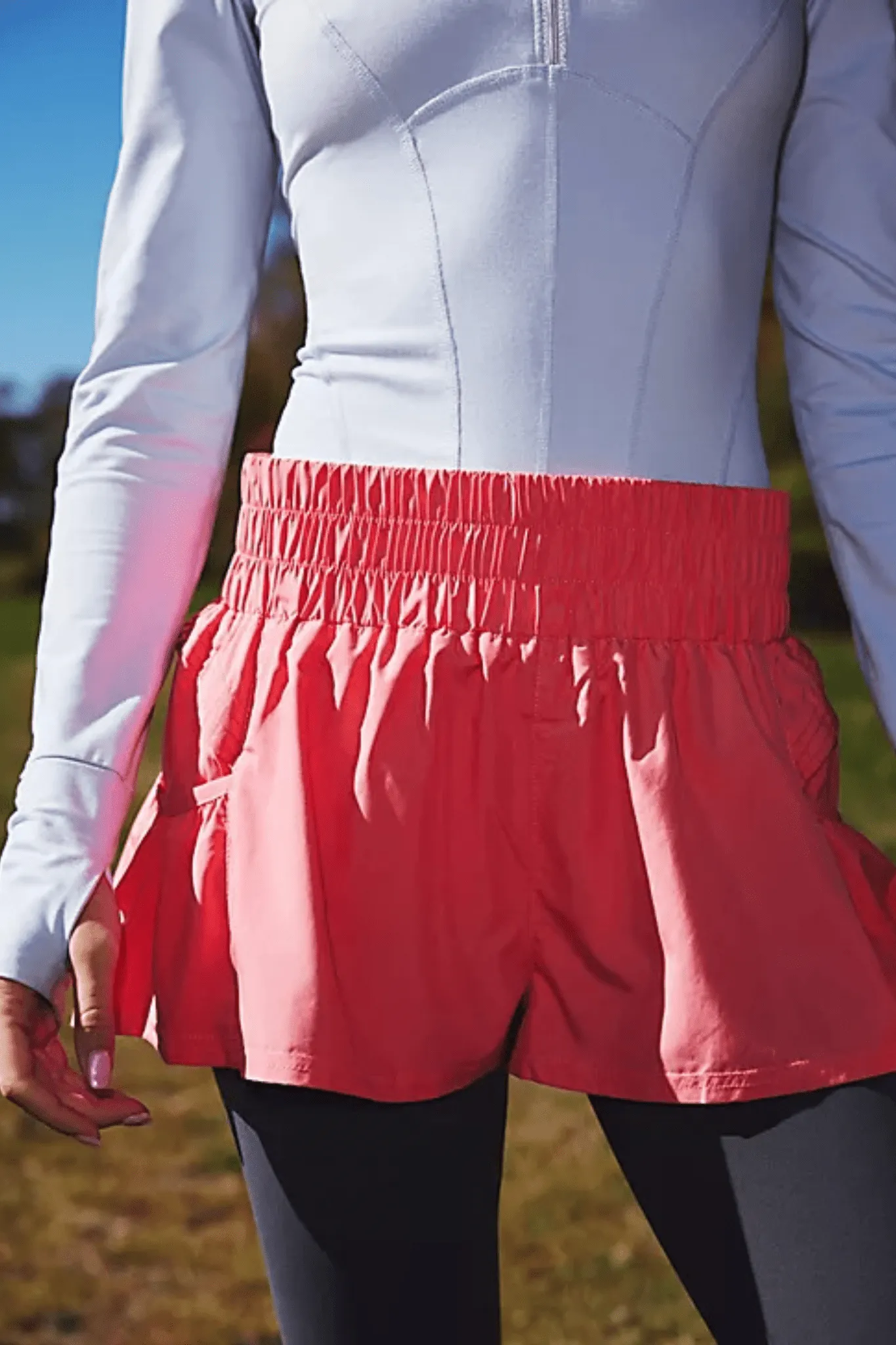 Free People: Get Your Flirt On Short in Hibiscus