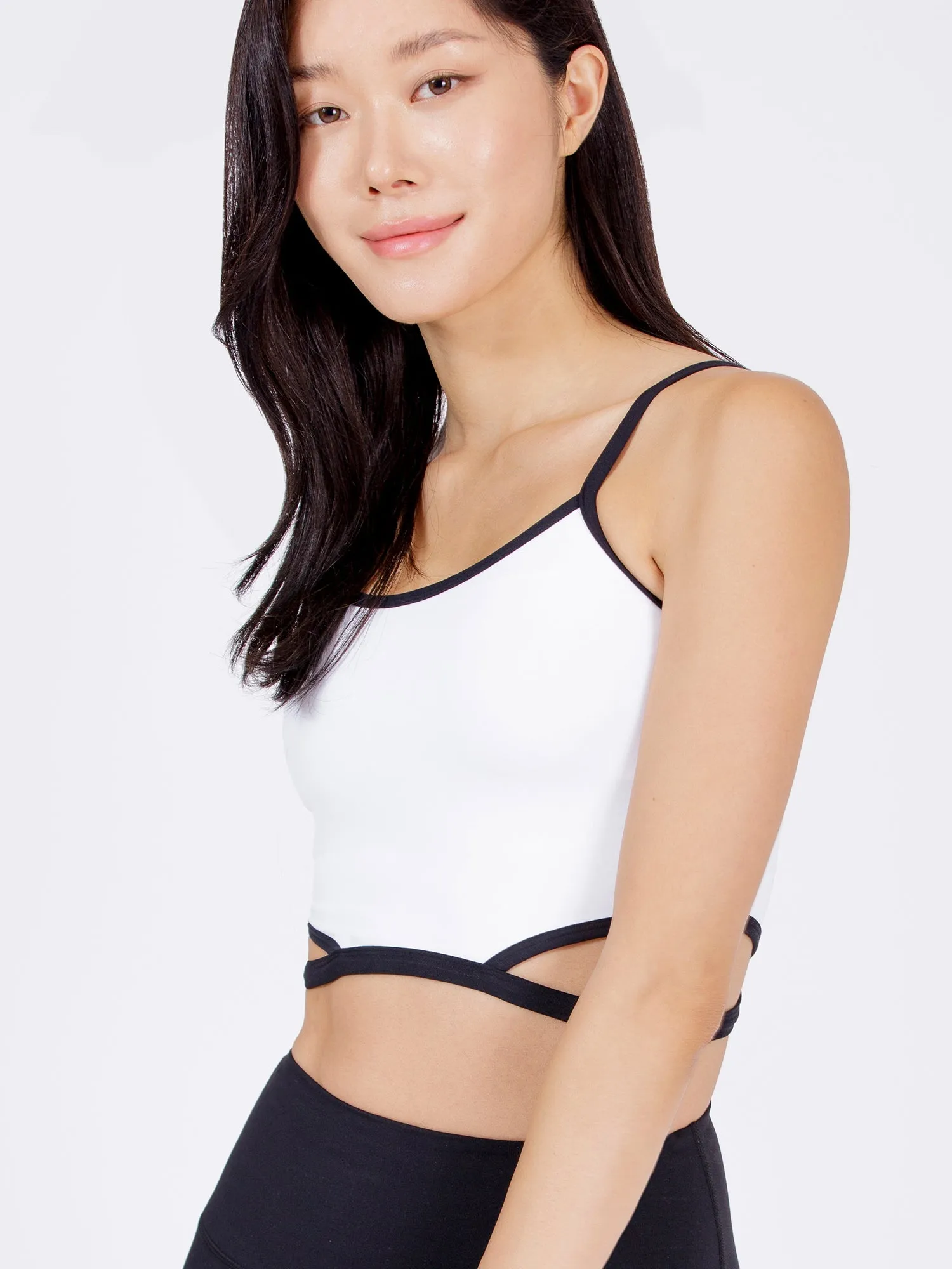 FREE SPIRIT TANK, WHITE/BLACK
