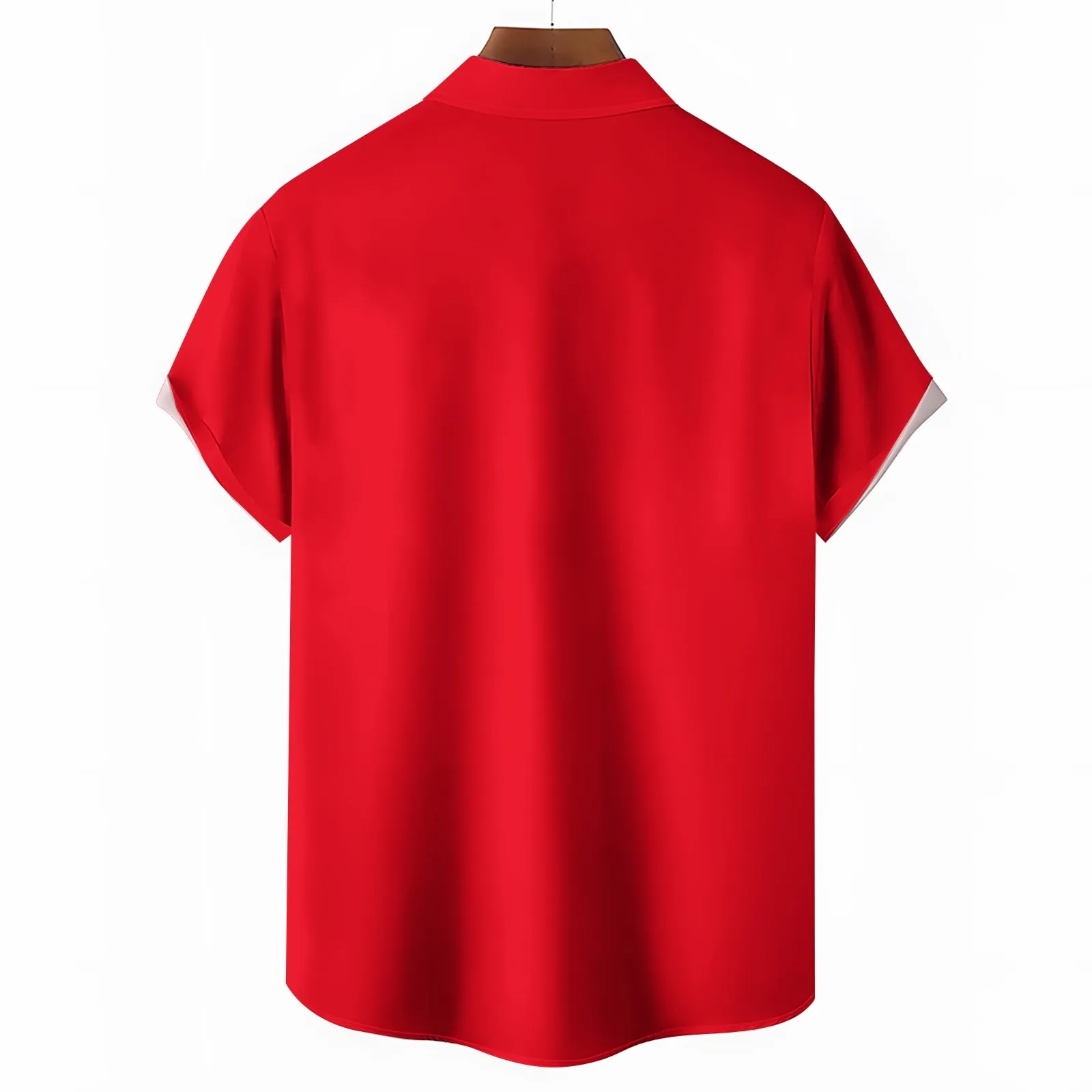 Funny Smiling Headphone Bowling Shirt Plus Size Casual Short Sleeve Shirt 2404000641