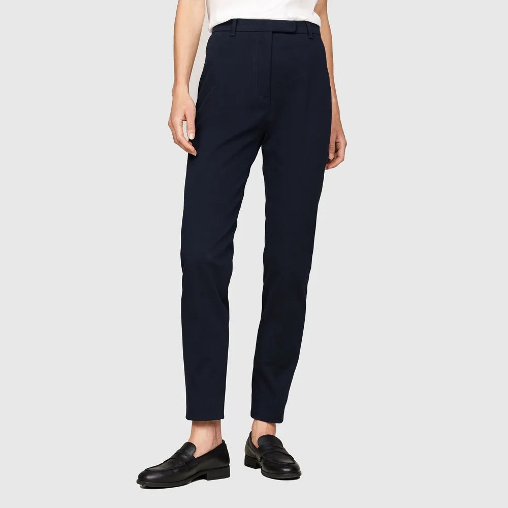 Gabardine Slim Pants - Navy