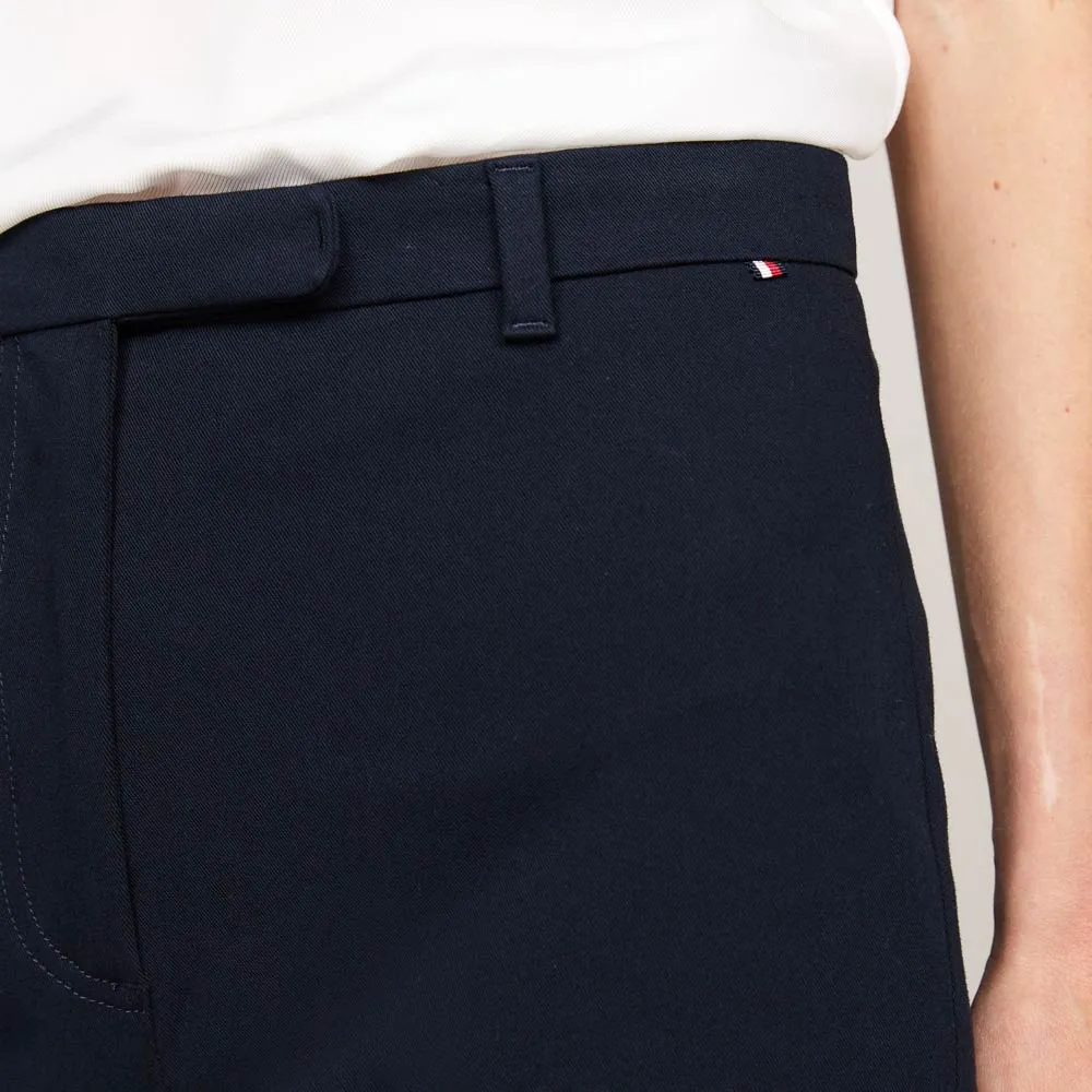 Gabardine Slim Pants - Navy