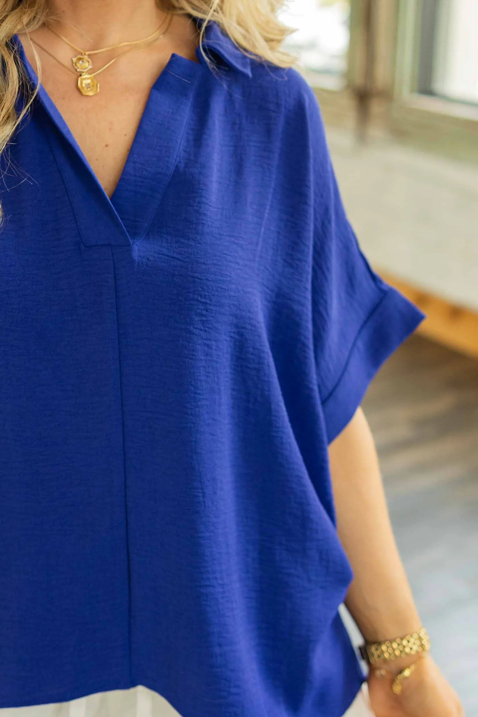 GABRIELLA AIR FLOW SHORT SLEEVE TOP