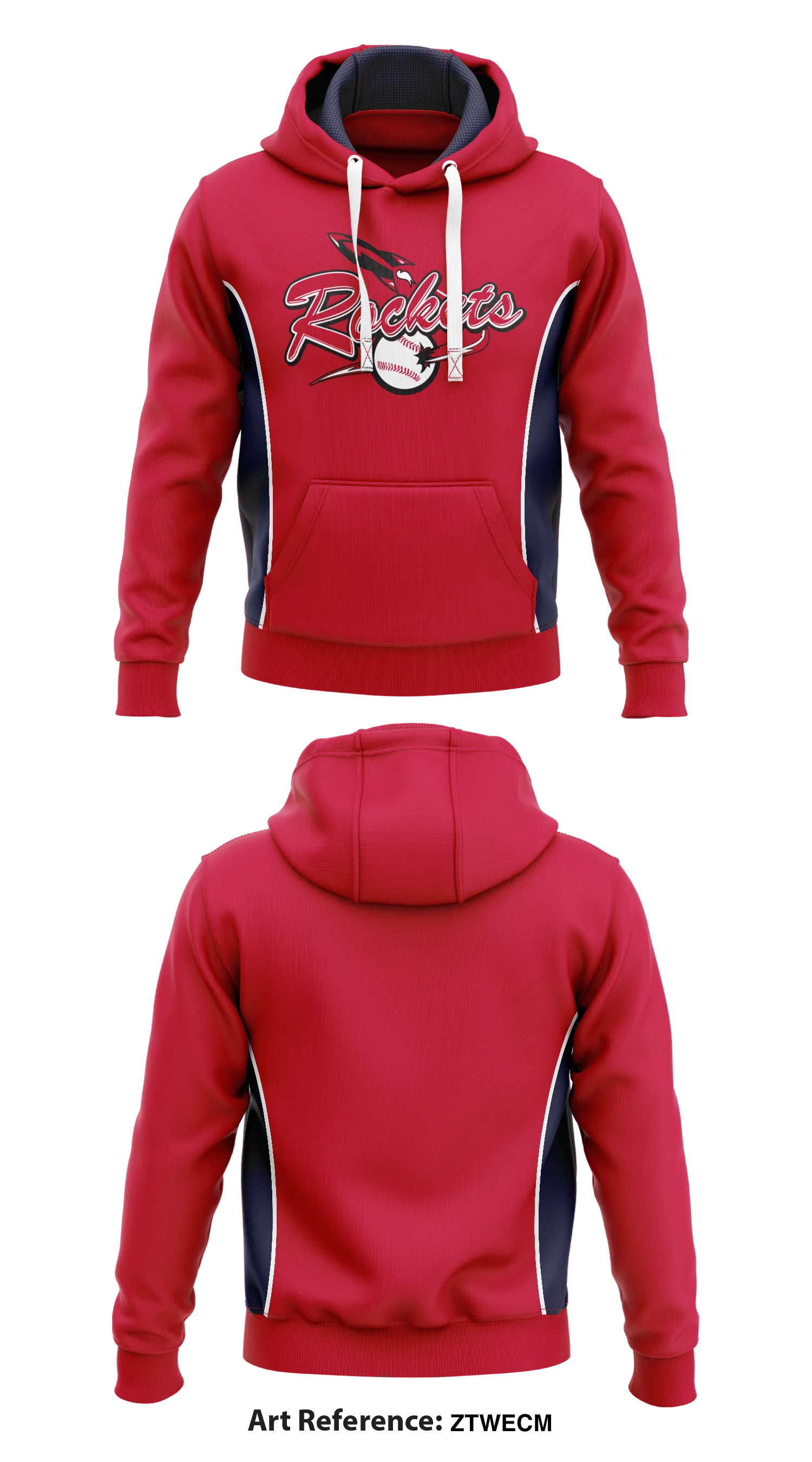 GNG Rockets  Core Men's Hooded Performance Sweatshirt - ZtweCm