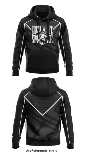 Great White Smoke Store 2  Core Men's Hooded Performance Sweatshirt - fs7JHu