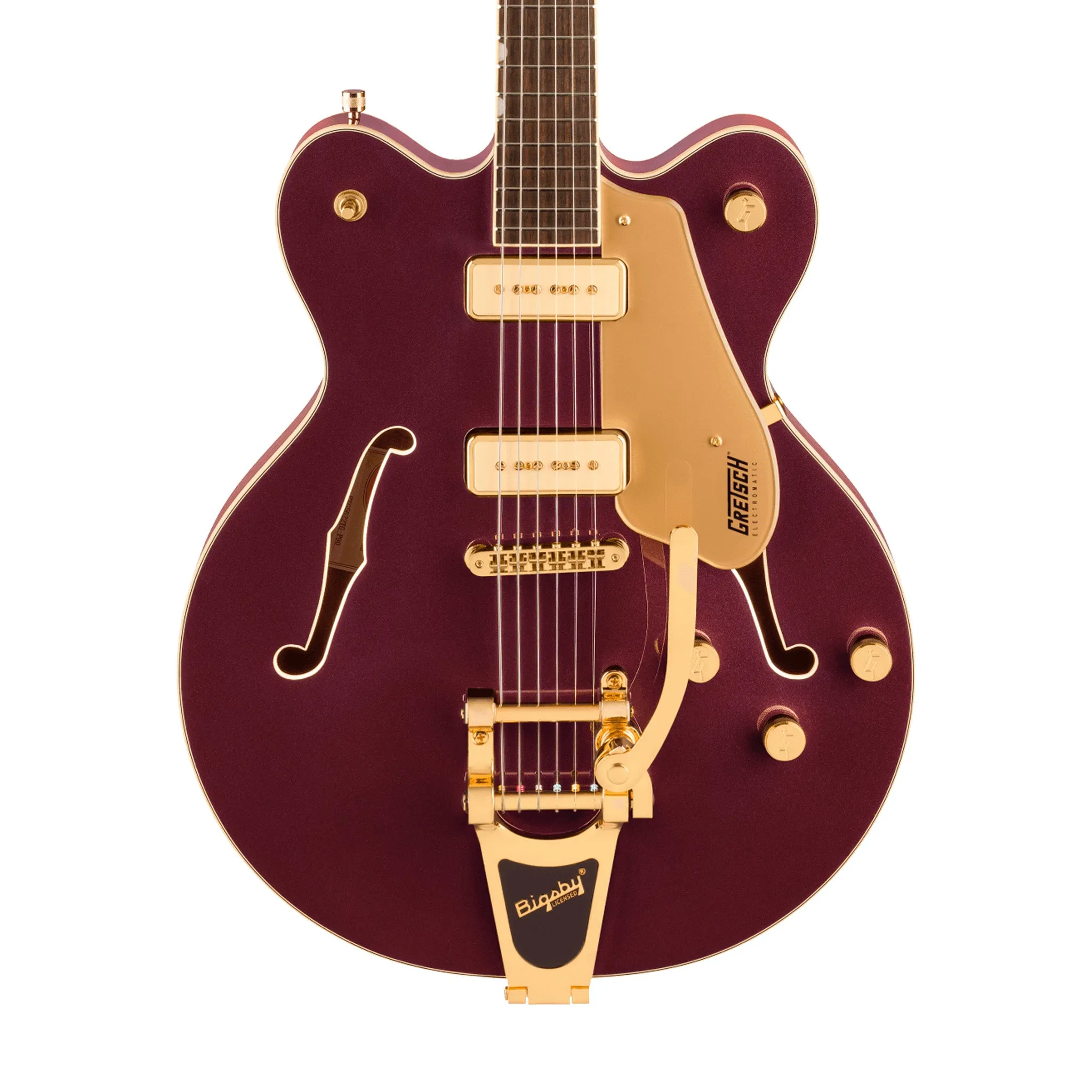 Gretsch Electromatic Pristine LTD Center Block Double-Cut Guitar w/Bigsby, Dark Cherry Metallic
