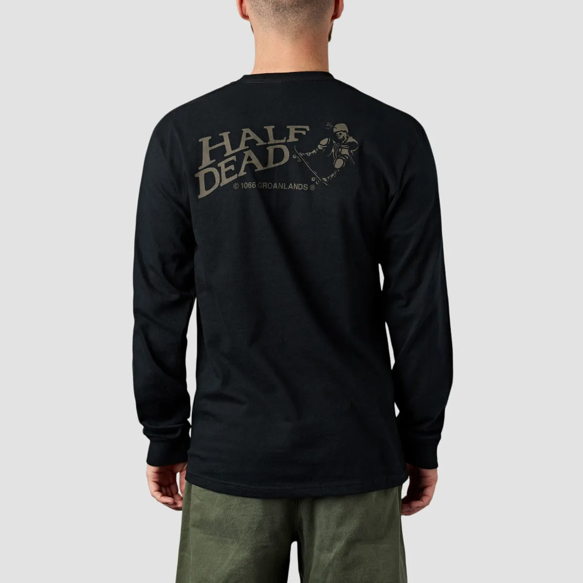 GroanLands Half Dead Longsleeve T-Shirt Black