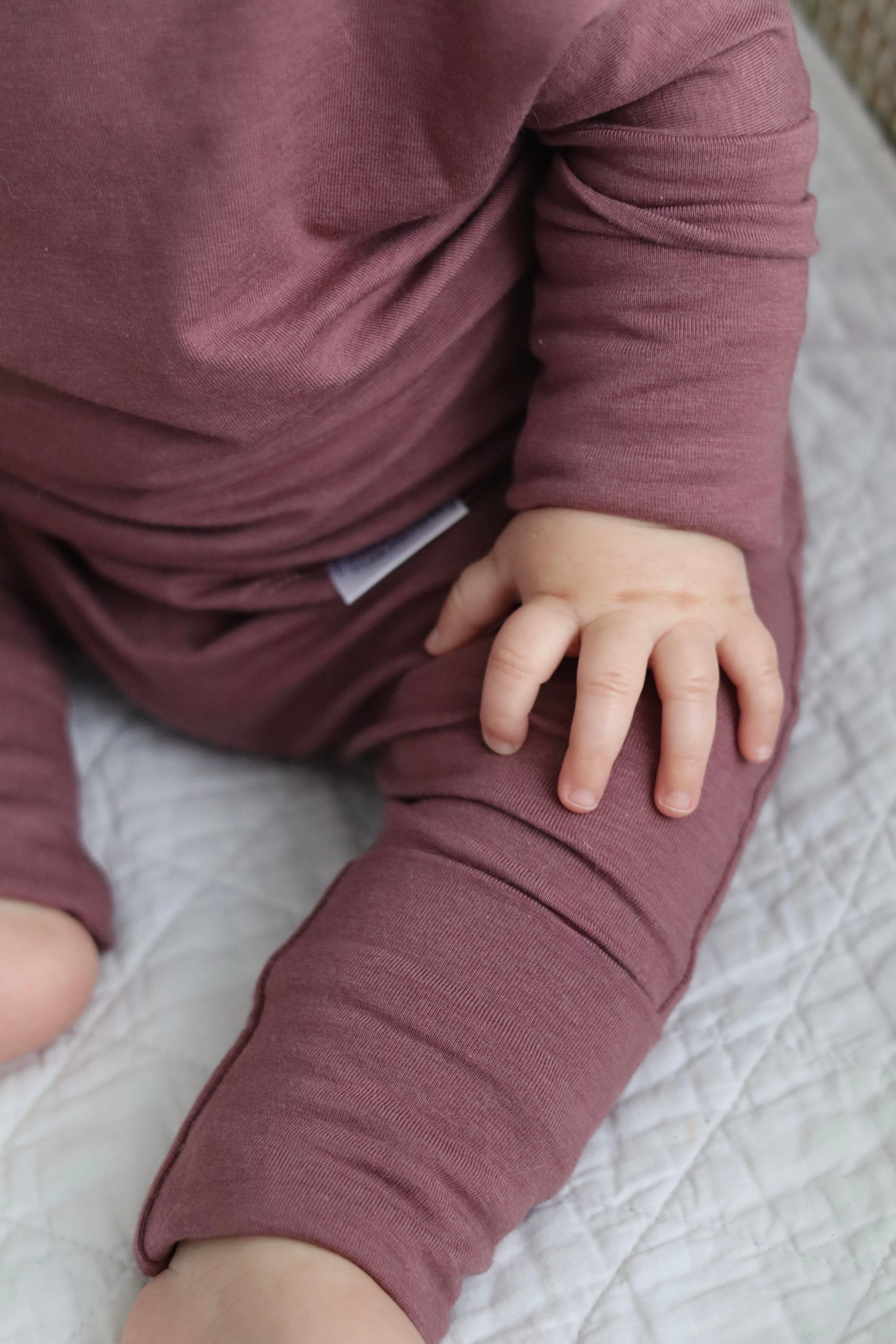 Grow With Me Pants | Rose Brown