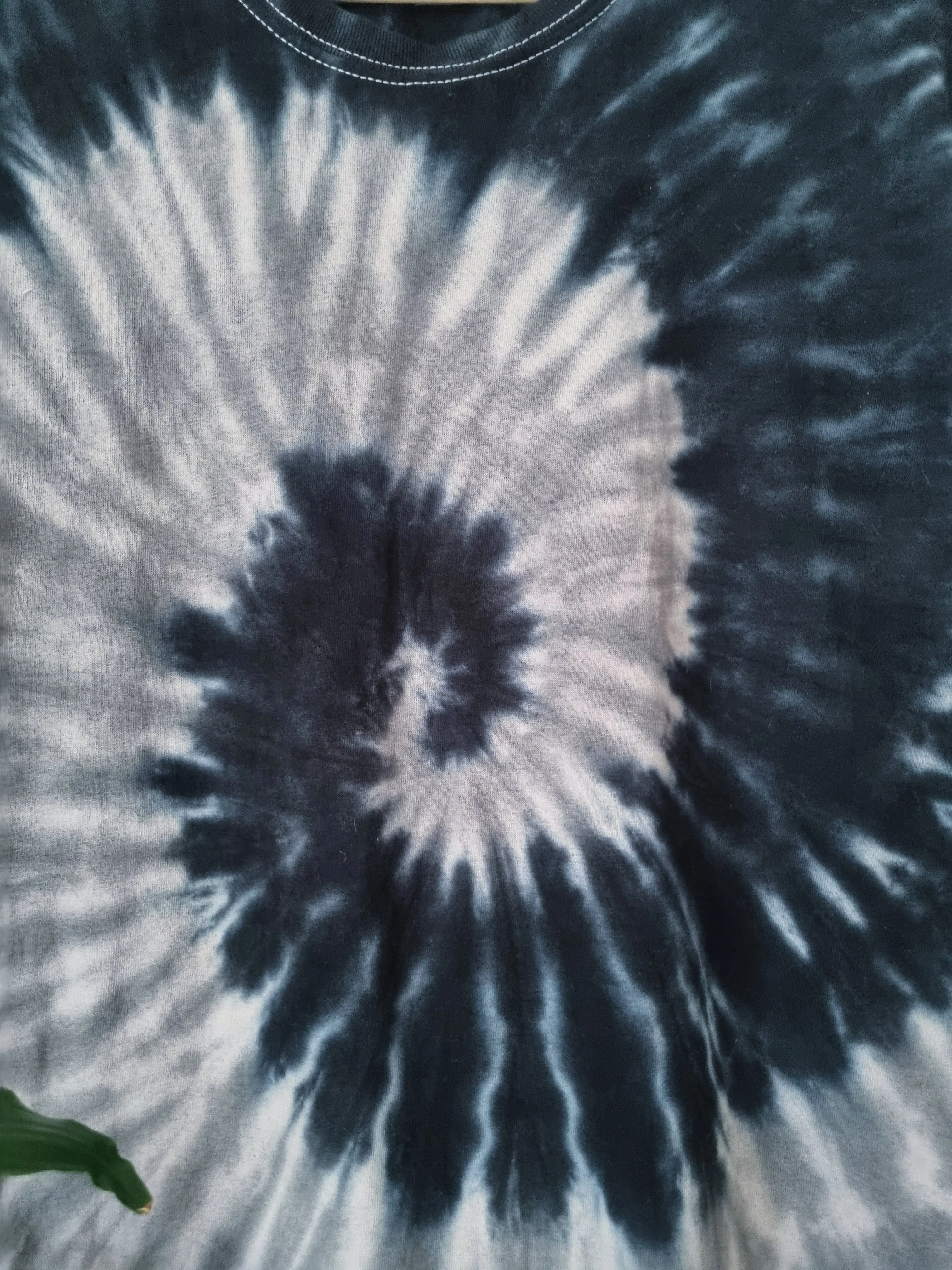 Hand Designed Black Light Gray Tie-Dye Shirt