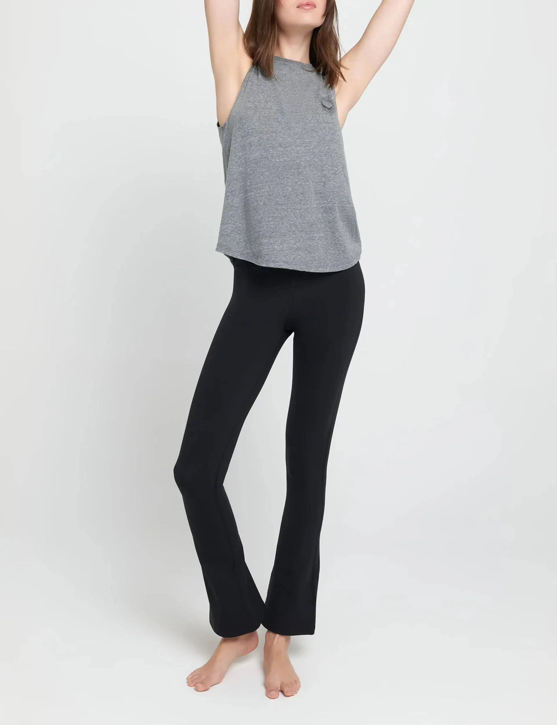 Harmony Jade Muscle Tank - Heather Grey