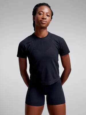HERE TODAY Cropped Tee Black