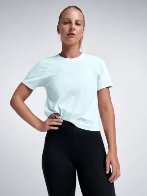 HERE TODAY Cropped Tee Mint