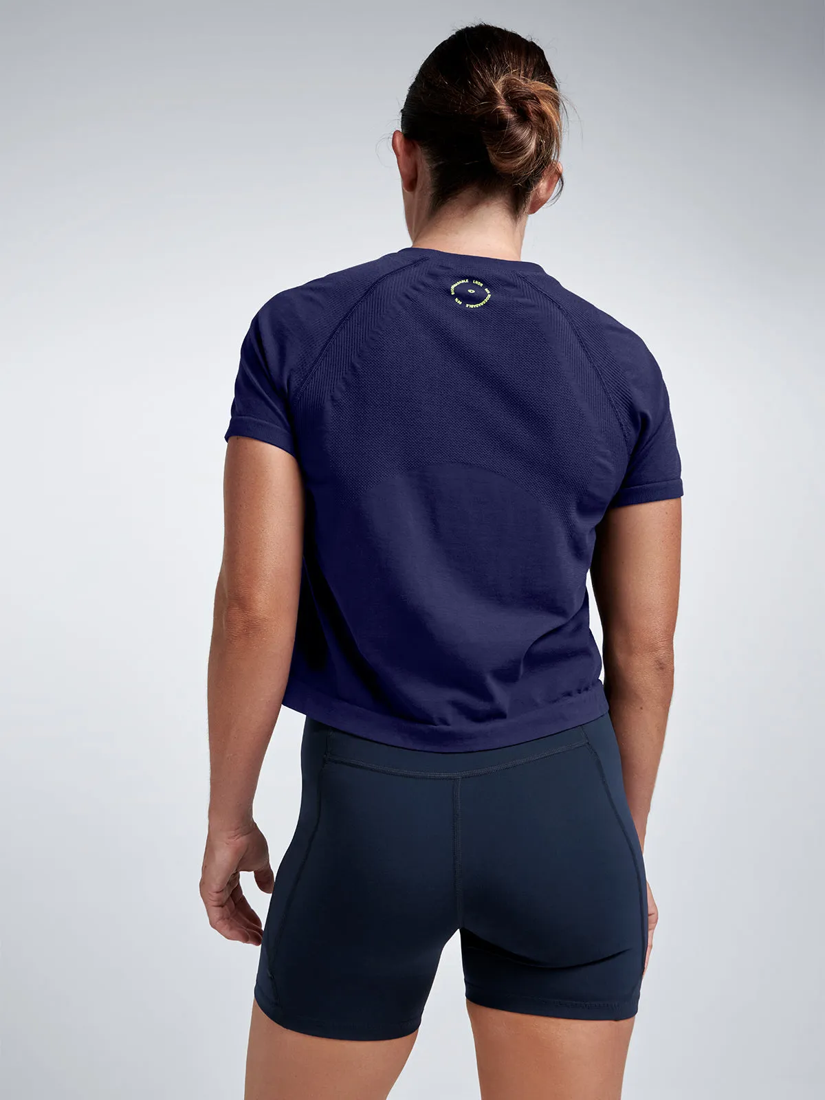 HERE TODAY Cropped Tee True Navy