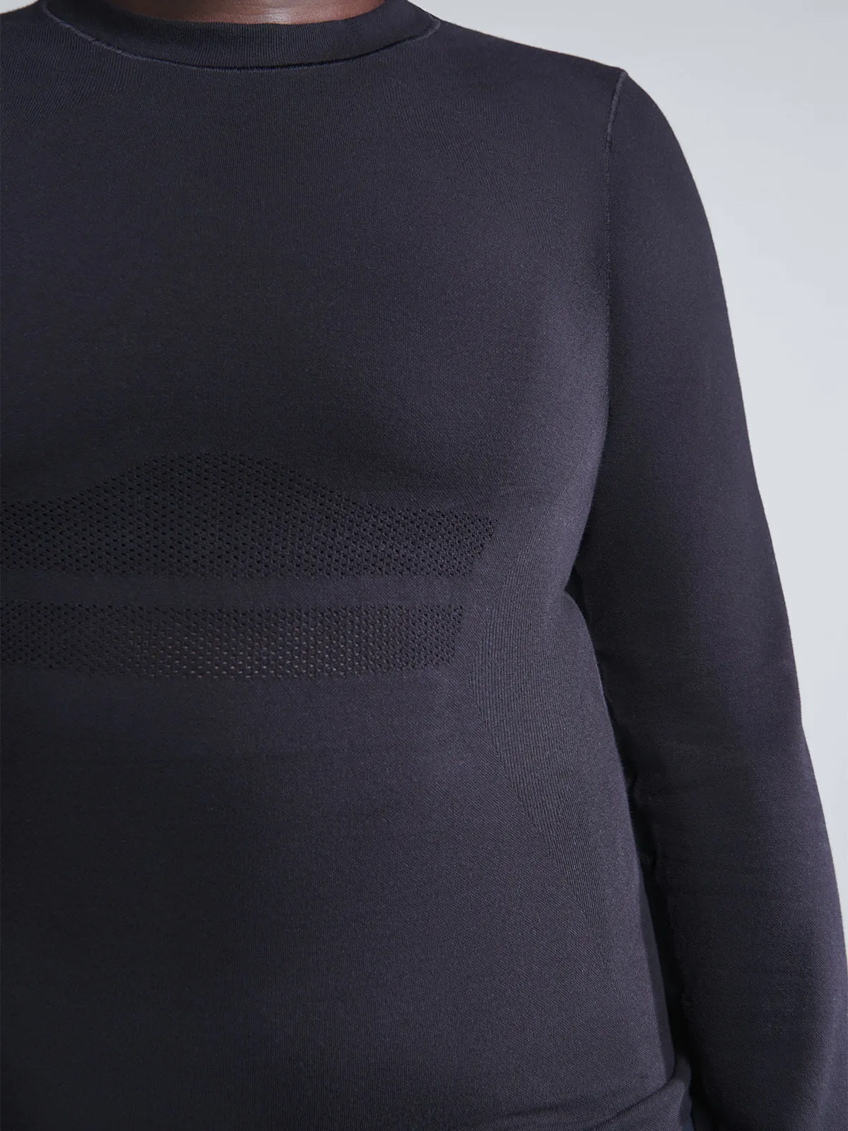 HERE TODAY Long Sleeve Tee Black