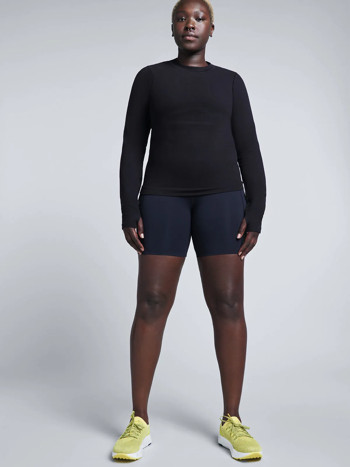 HERE TODAY Long Sleeve Tee Black