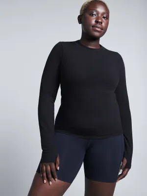 HERE TODAY Long Sleeve Tee Black