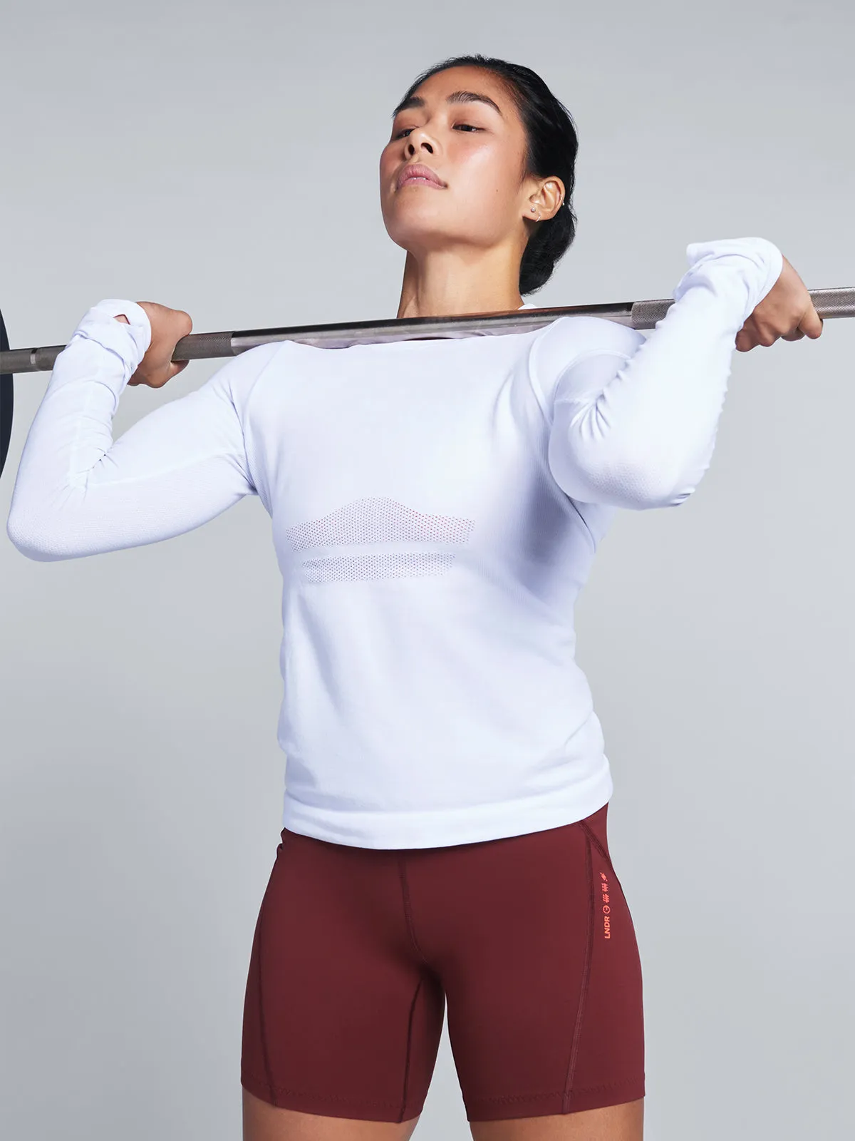 HERE TODAY Long Sleeve Tee White