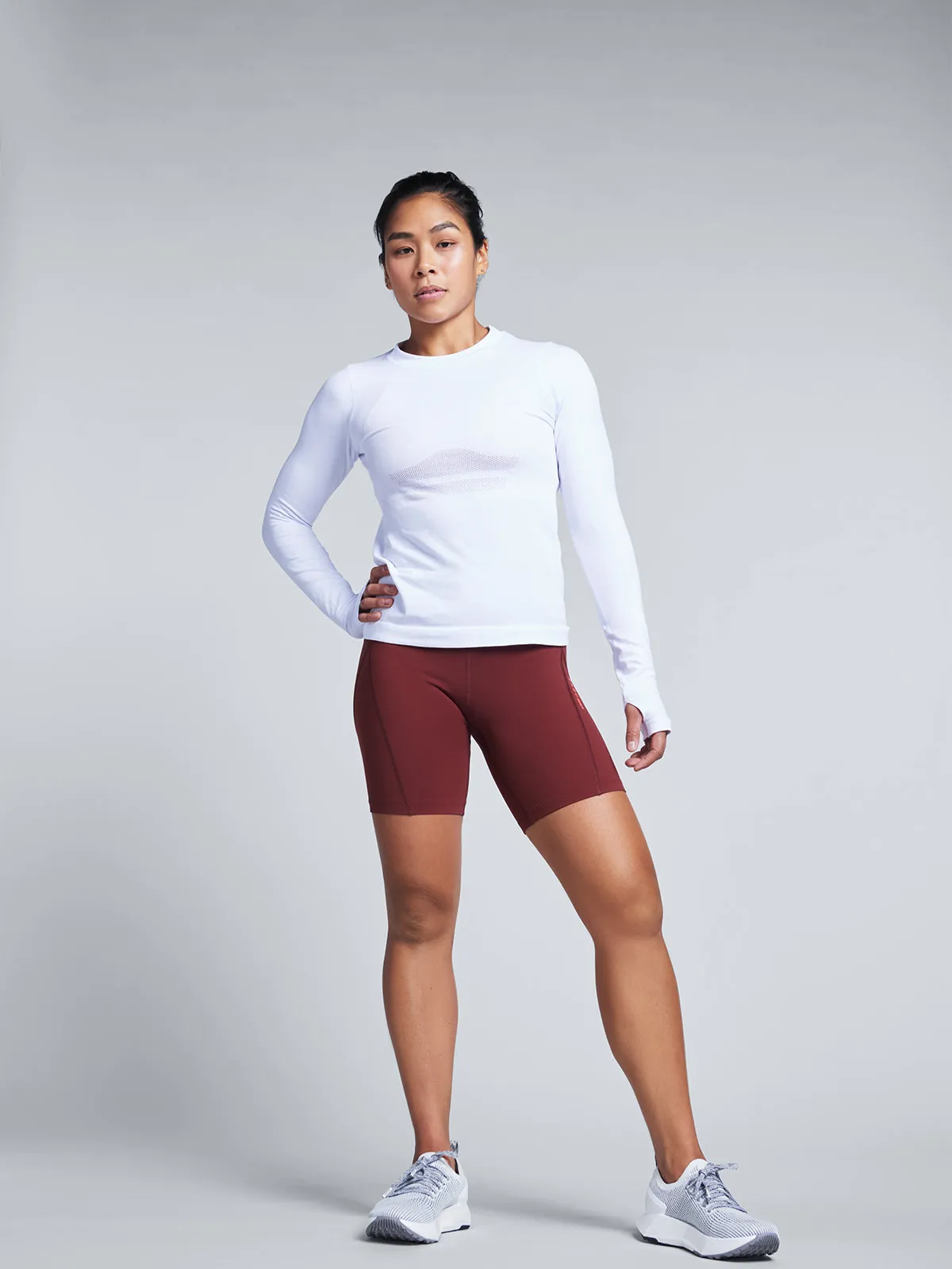 HERE TODAY Long Sleeve Tee White