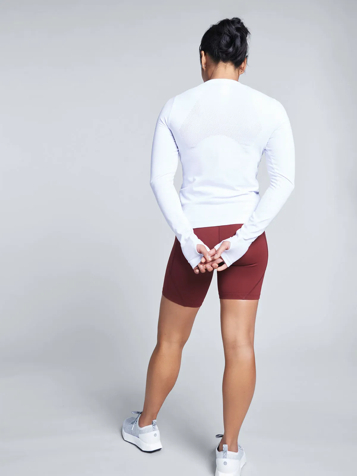 HERE TODAY Long Sleeve Tee White
