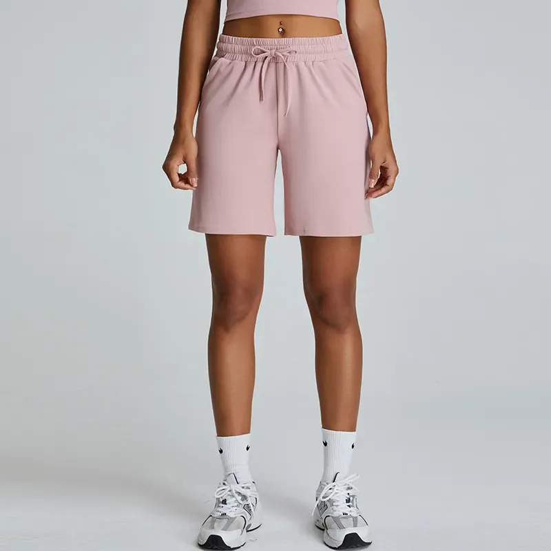 Hidden Truths  High-Rise Drawstring Bermuda Shorts