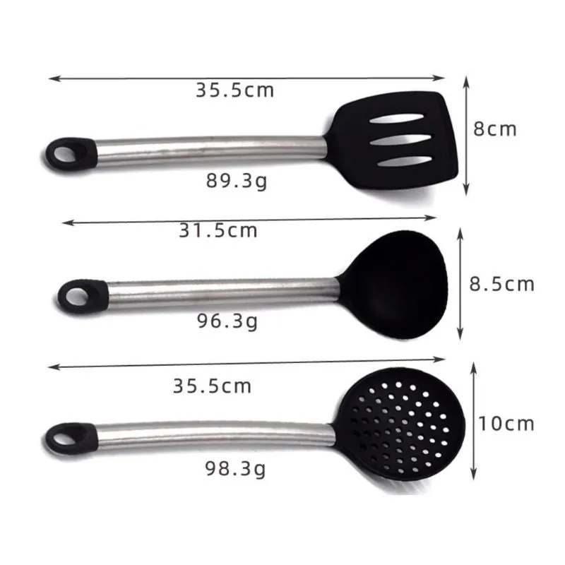 Homlly 6 pieces kitchen tool set