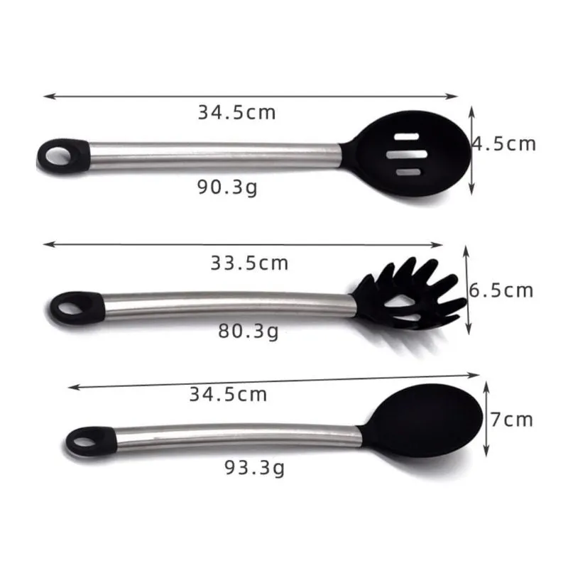 Homlly 6 pieces kitchen tool set