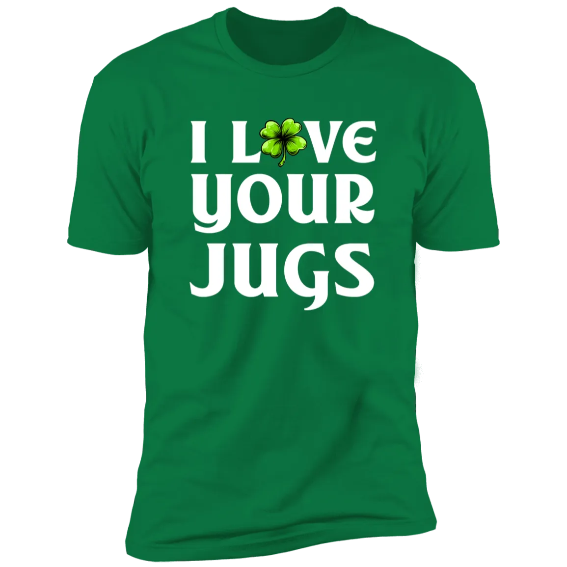I Love Your Jugs & Cheers - St Patrick's Day Couples Drinking Shirts