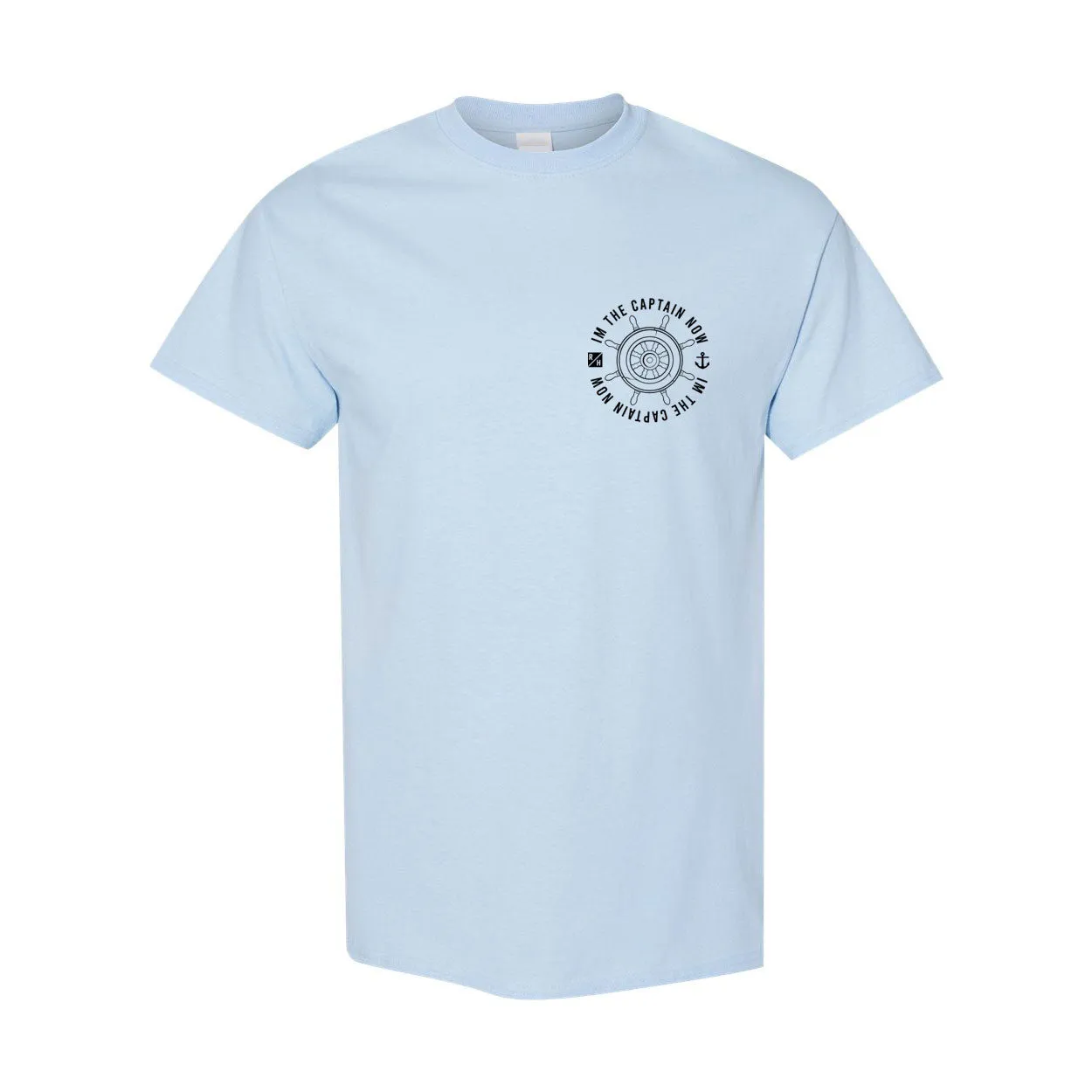 I’m The Captain Now T - Youth Light Blue