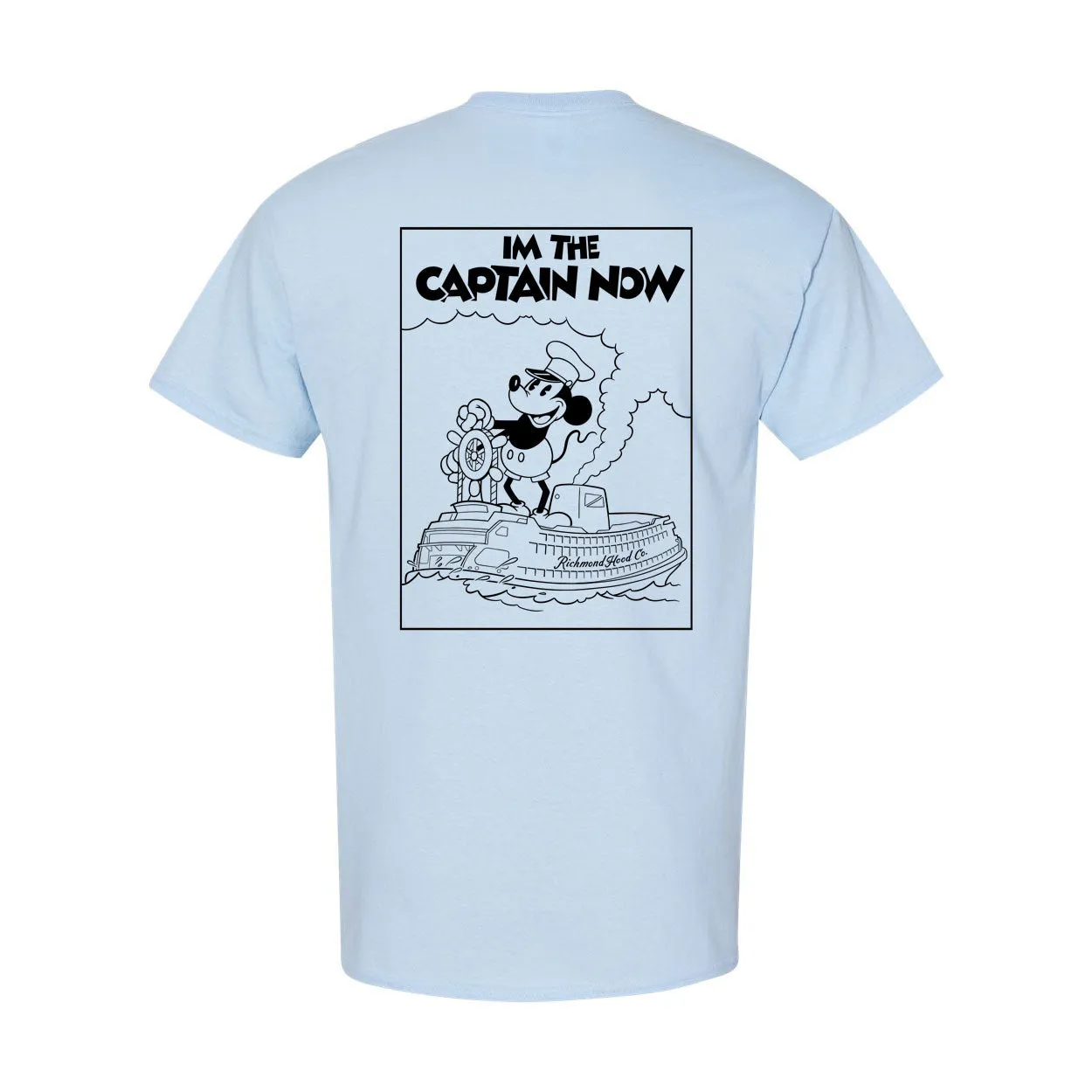 I’m The Captain Now T - Youth Light Blue
