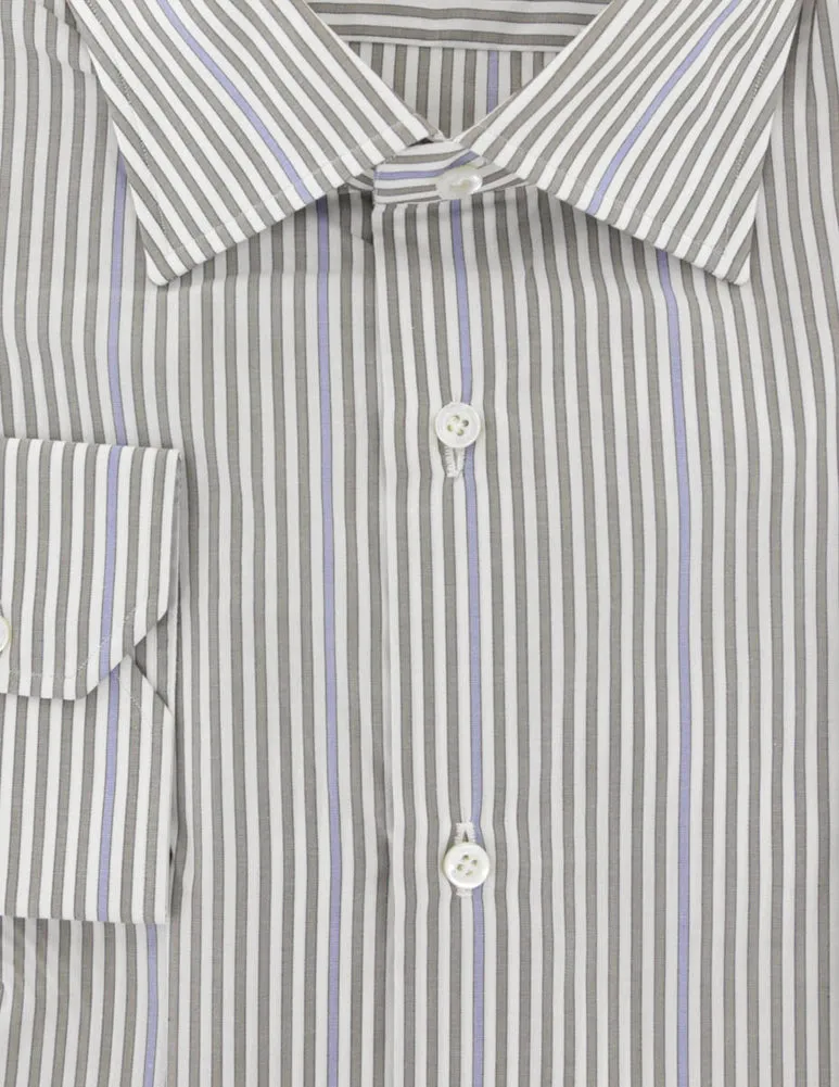 Isaia Light Brown Shirt - Slim