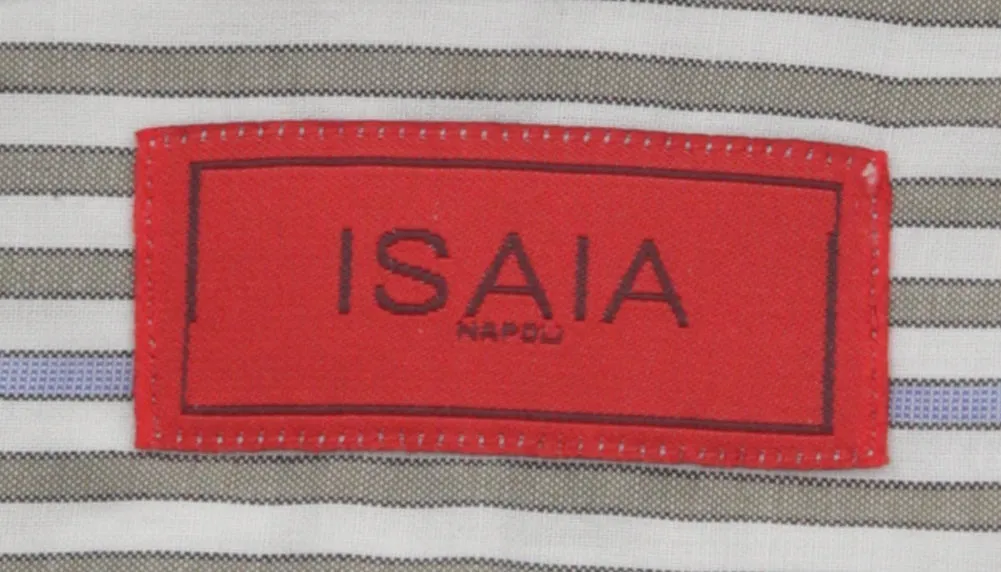 Isaia Light Brown Shirt - Slim