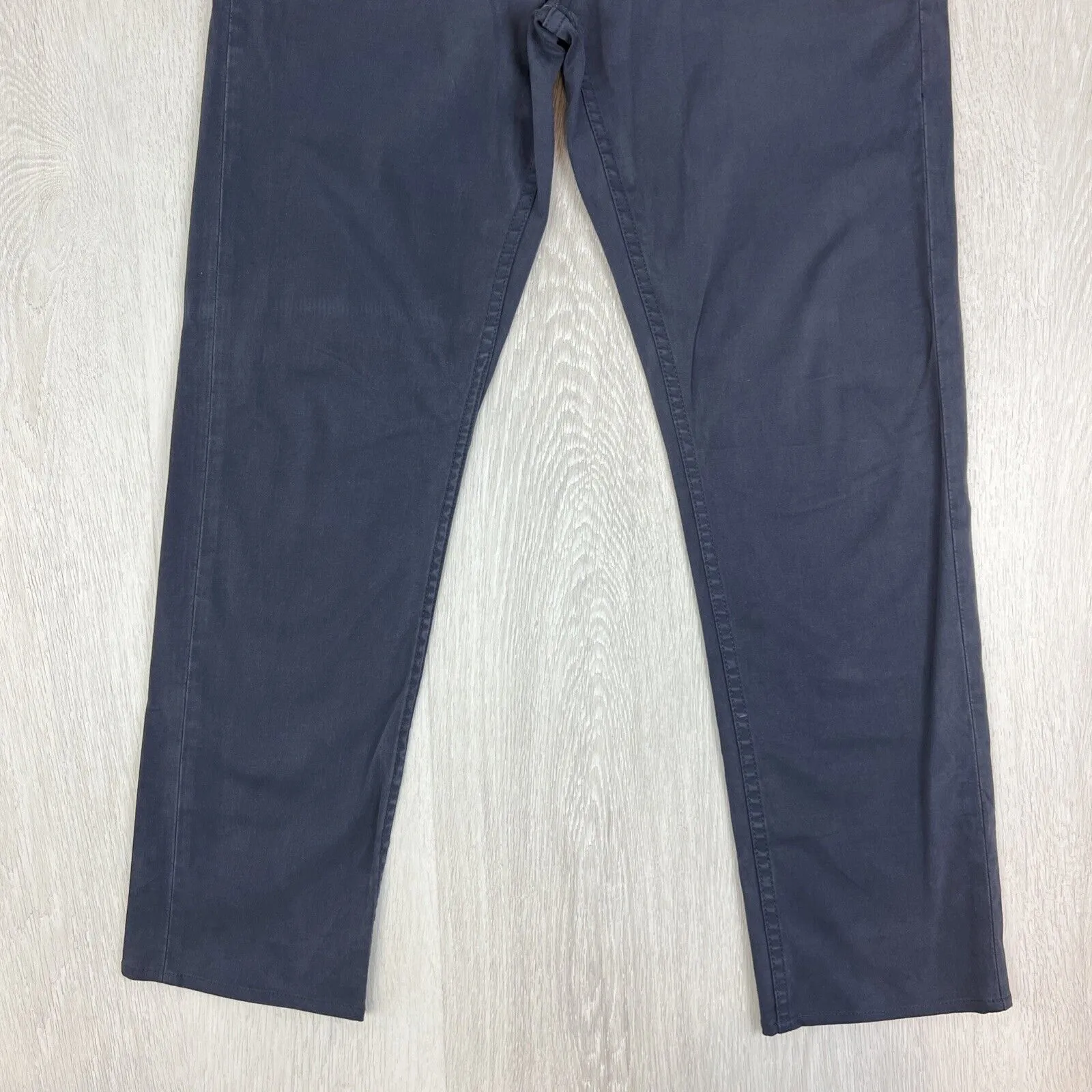 Jeanswest Mens Navy Blue Chinos Pants Slim Straight Size 33
