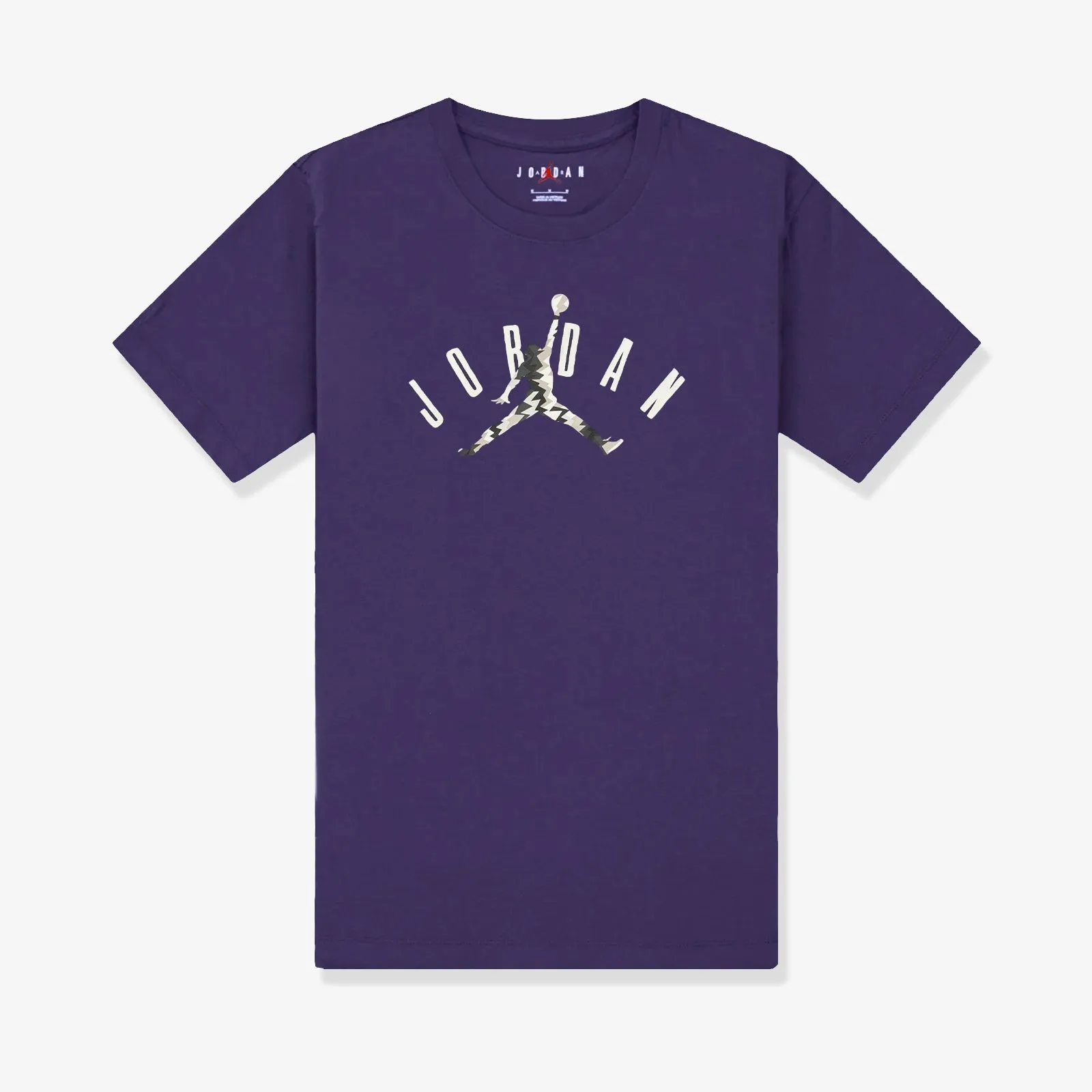 Jordan Flight MVP Arched Wordmark T-Shirt - Purple