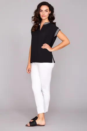 Journey Stretch Jenna Short Sleeve Zip Top: FINAL SALE