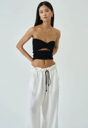 Julie Strapless Top in Black