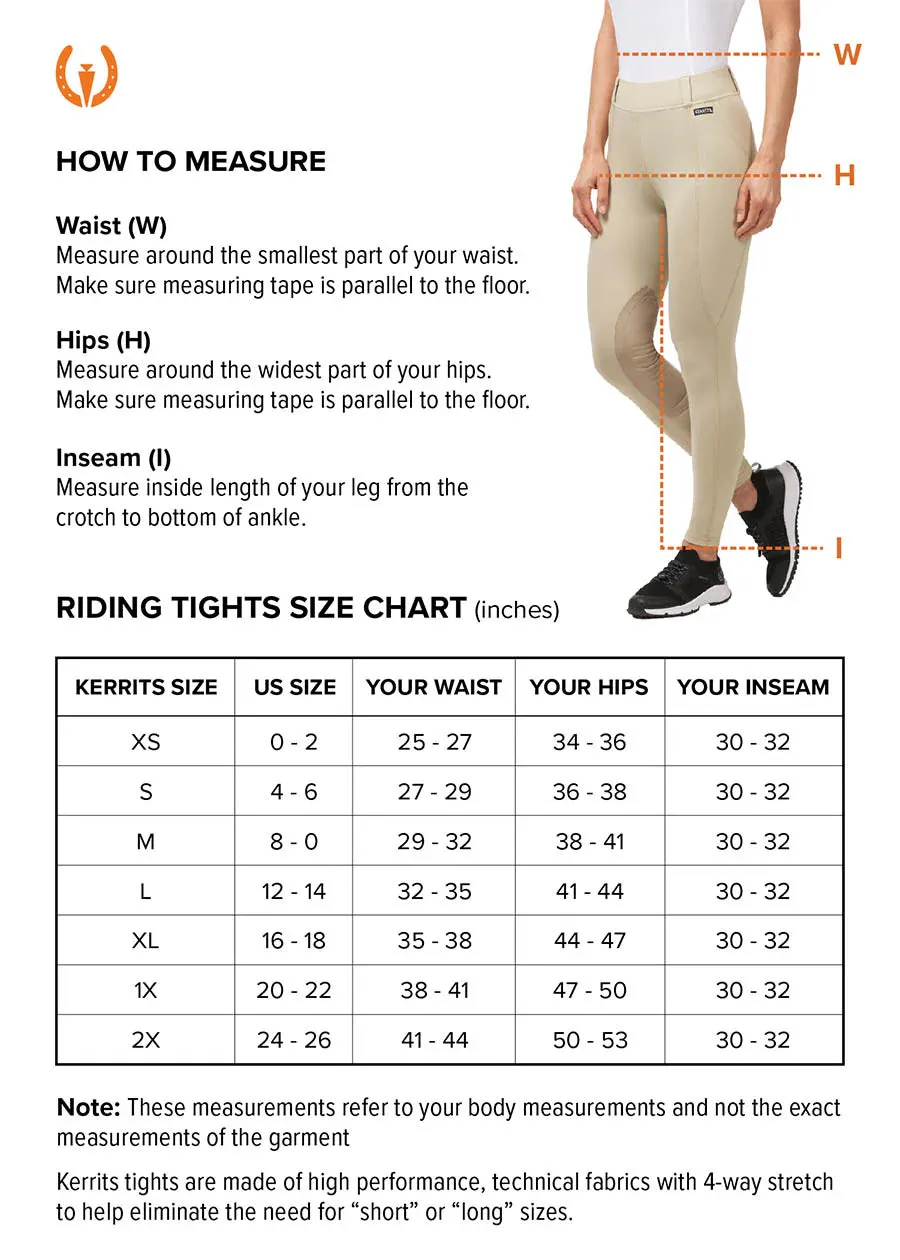 Kerrits Affinity Pro Silicone Knee Patch Schooling Tight