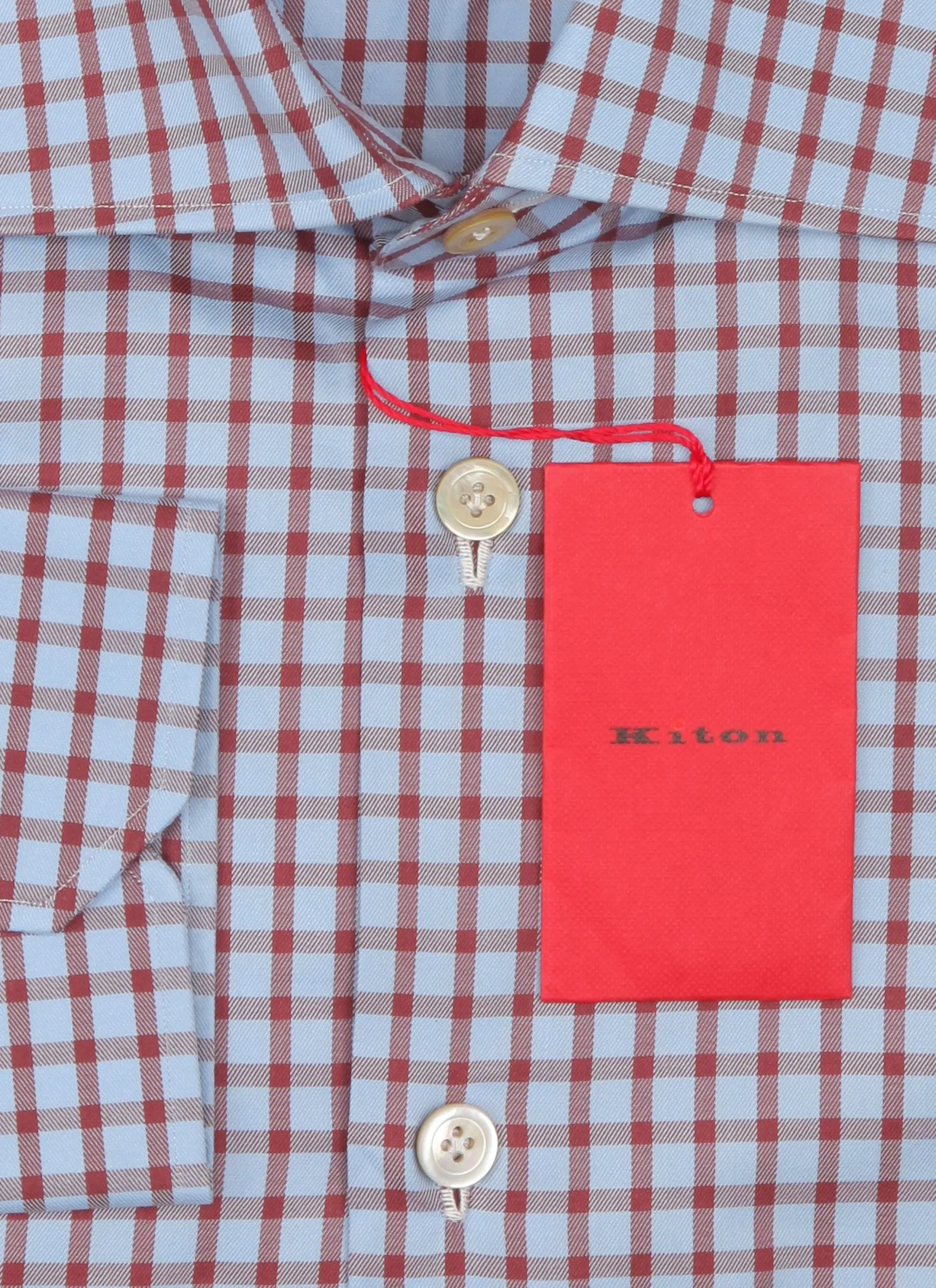 Kiton Light Blue Shirt - Slim