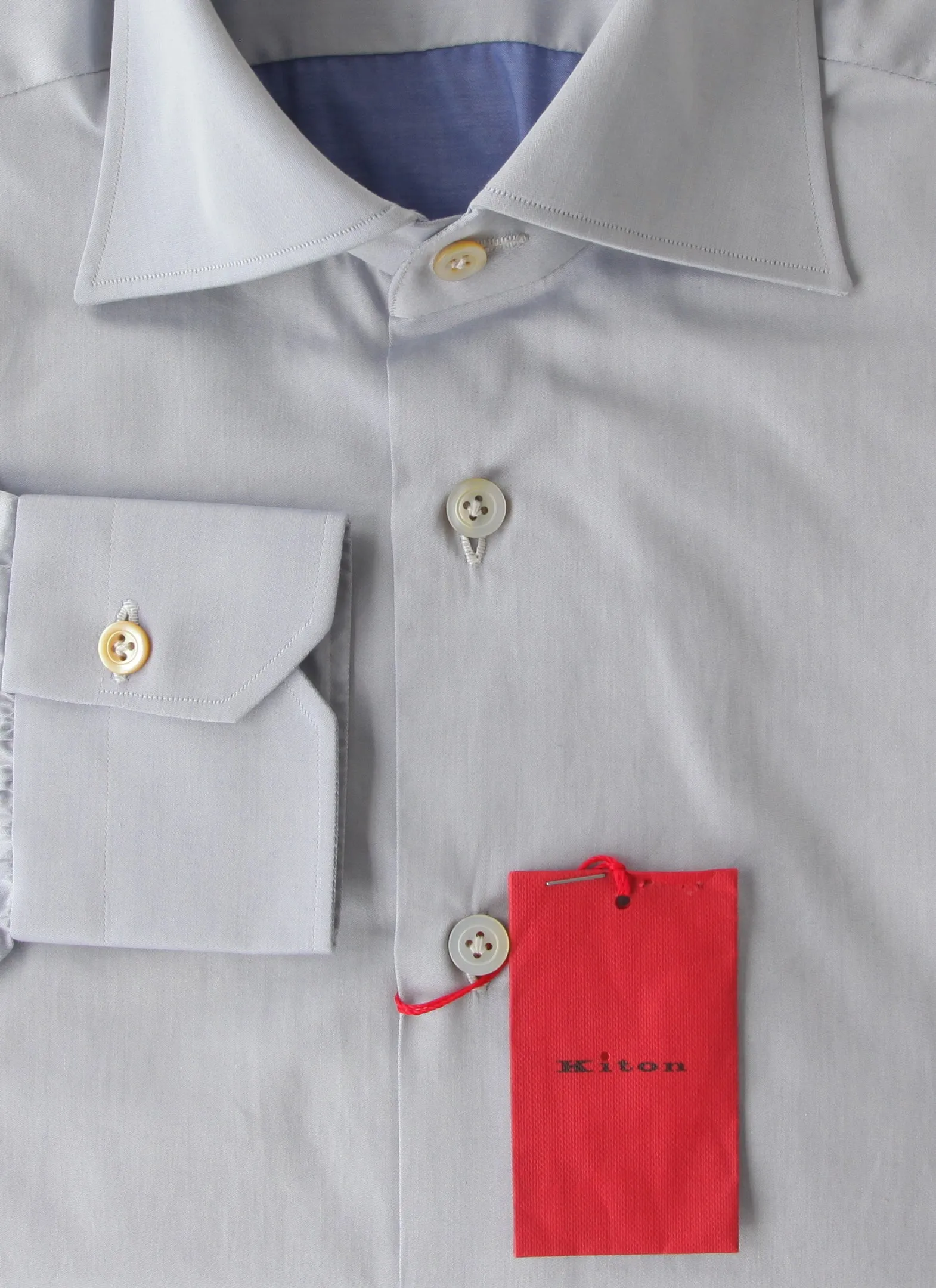 Kiton Light Blue Shirt - Slim