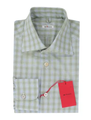 Kiton Light Green Shirt - Slim