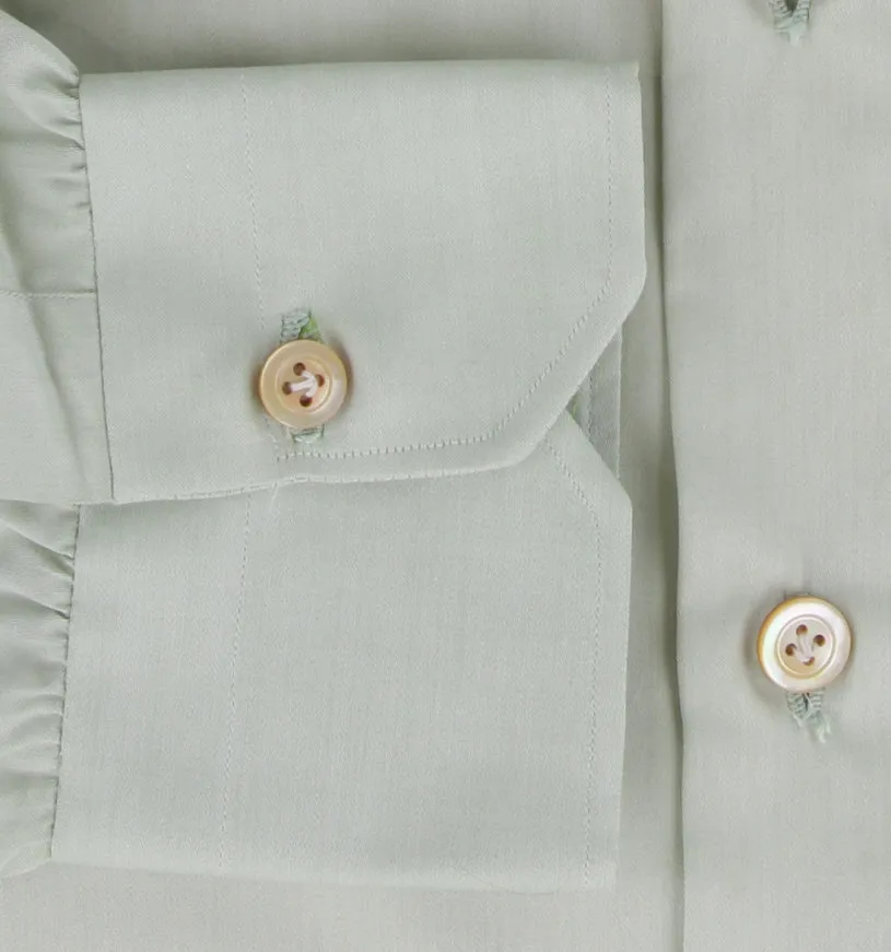Kiton Light Green Shirt - Slim