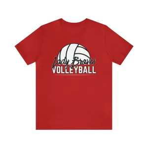 Lady Braves Volleyball Short Sleeve Tee