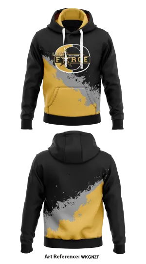 Lady Force female tackle football  Core Men's Hooded Performance Sweatshirt - wKGnzf