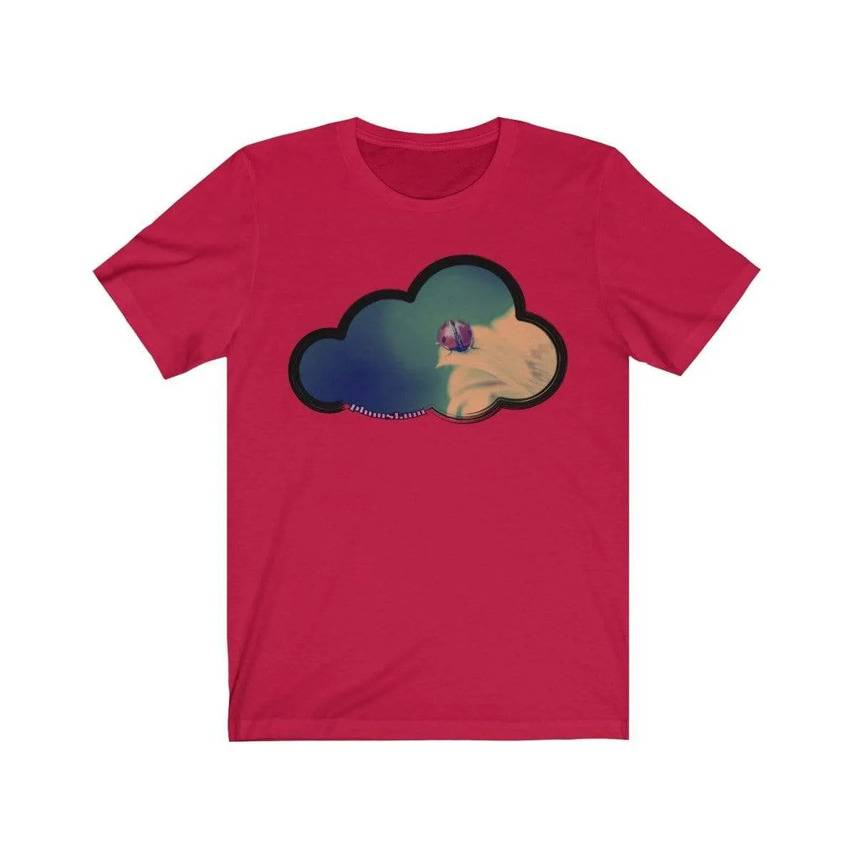 Ladybug Art Clouds Tee