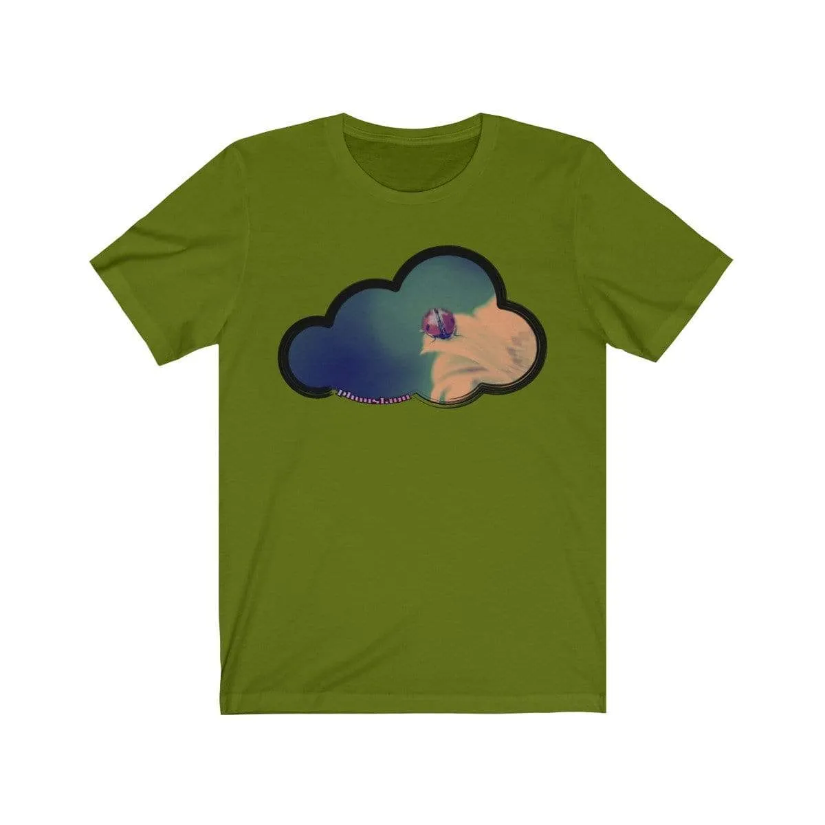 Ladybug Art Clouds Tee