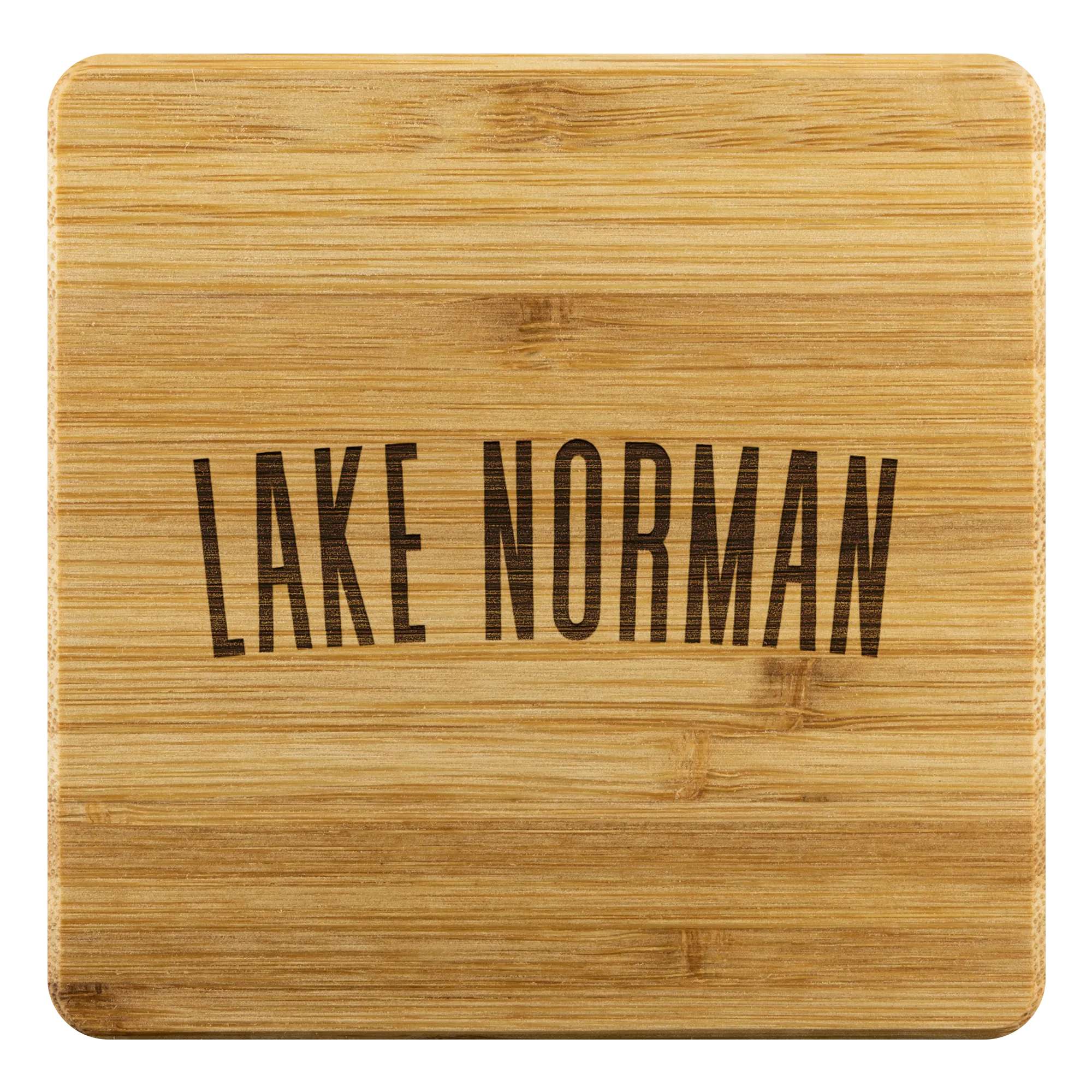 Lake Norman Bamboo Coasters