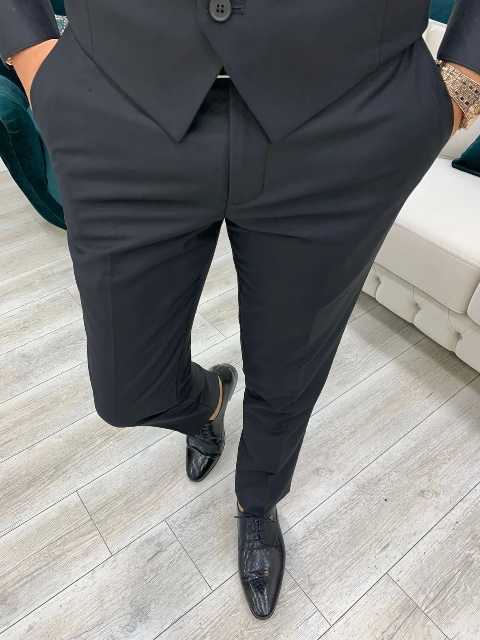 Lance Black Slim Fit Suit - Versatile Three-Piece Ensemble for Any Occasion
