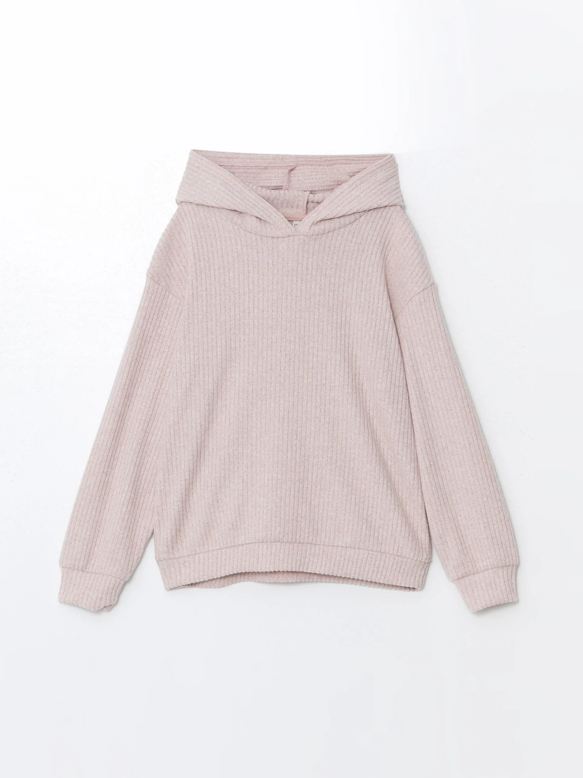Lcw Kids Pink Hooded Girl Sweatshirt And Leggings