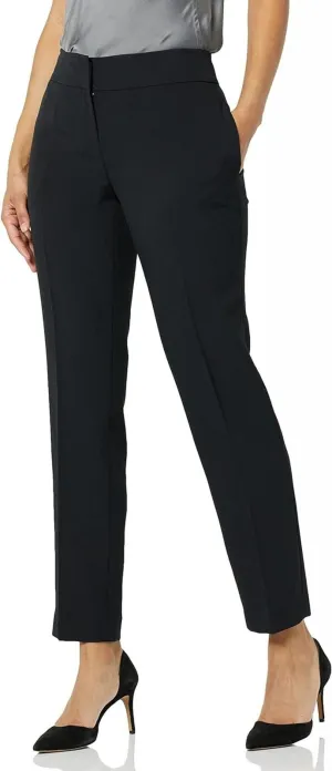 Le Suit Women's Glen Slim Suit Pants 50042011 Black 4