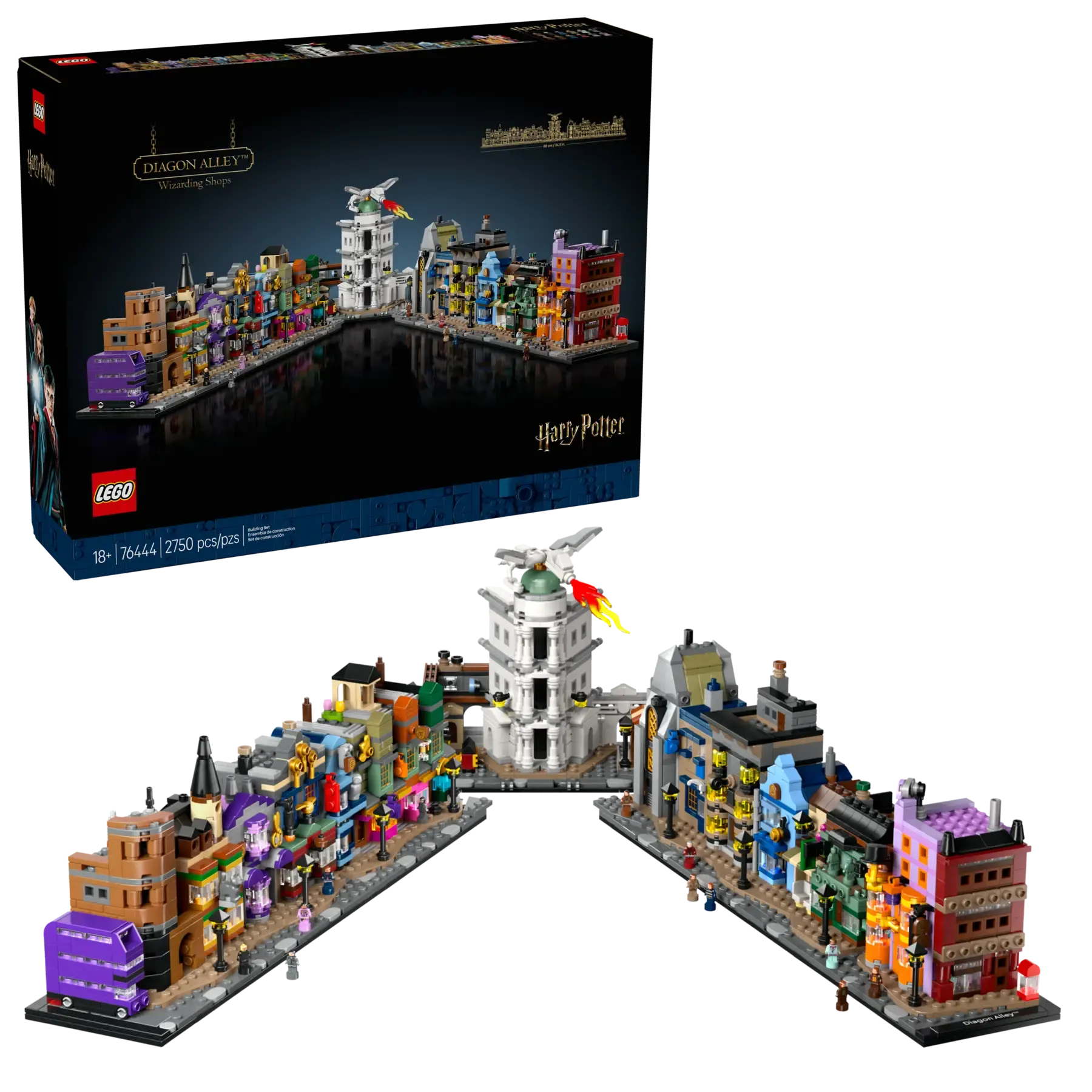Lego Diagon Alley™ Wizarding Shops (76444)