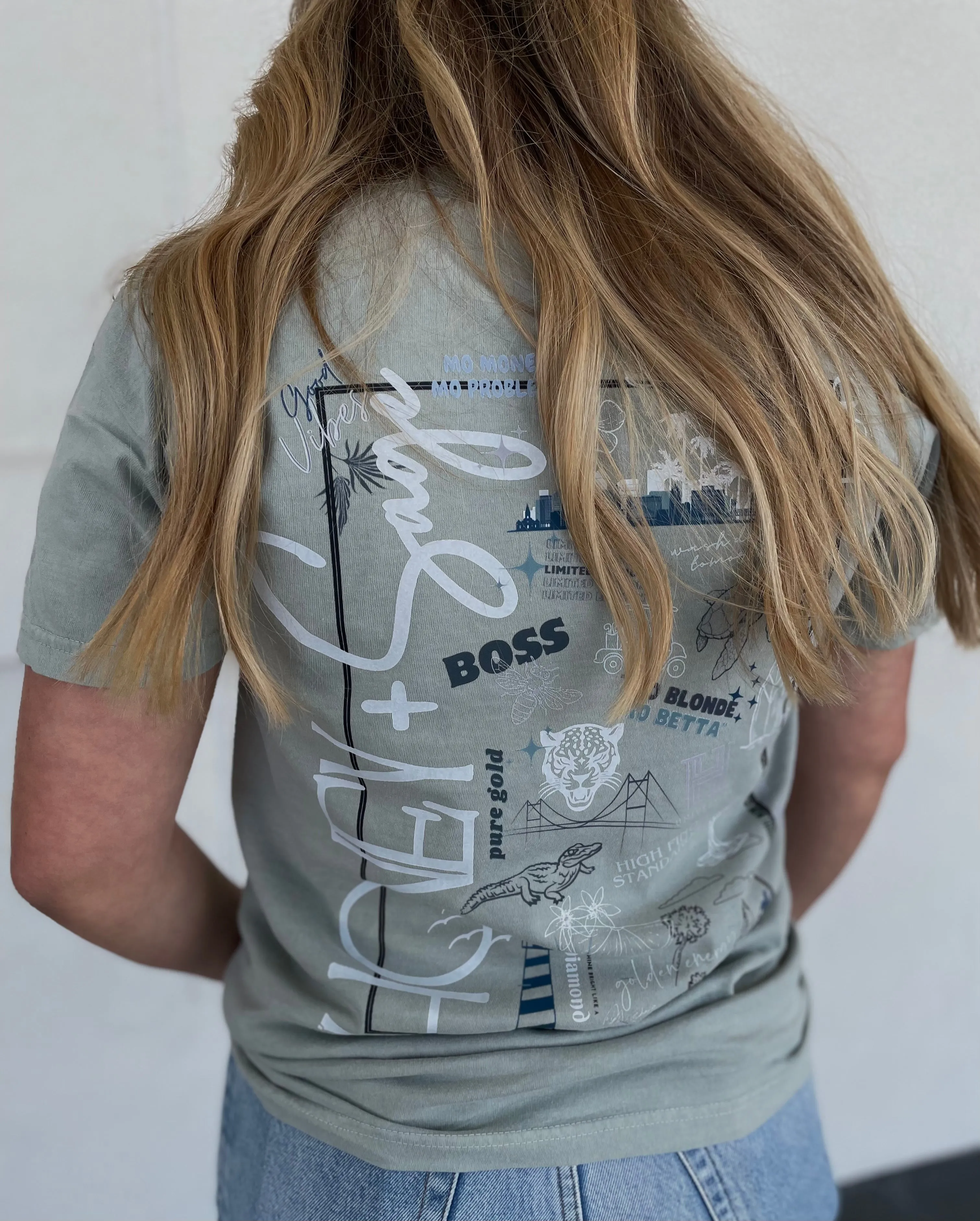 Light Blue Grey Duval STA T-Shirt | Honey   Sage Merch